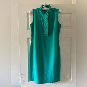 Teal Sleeveless Dress